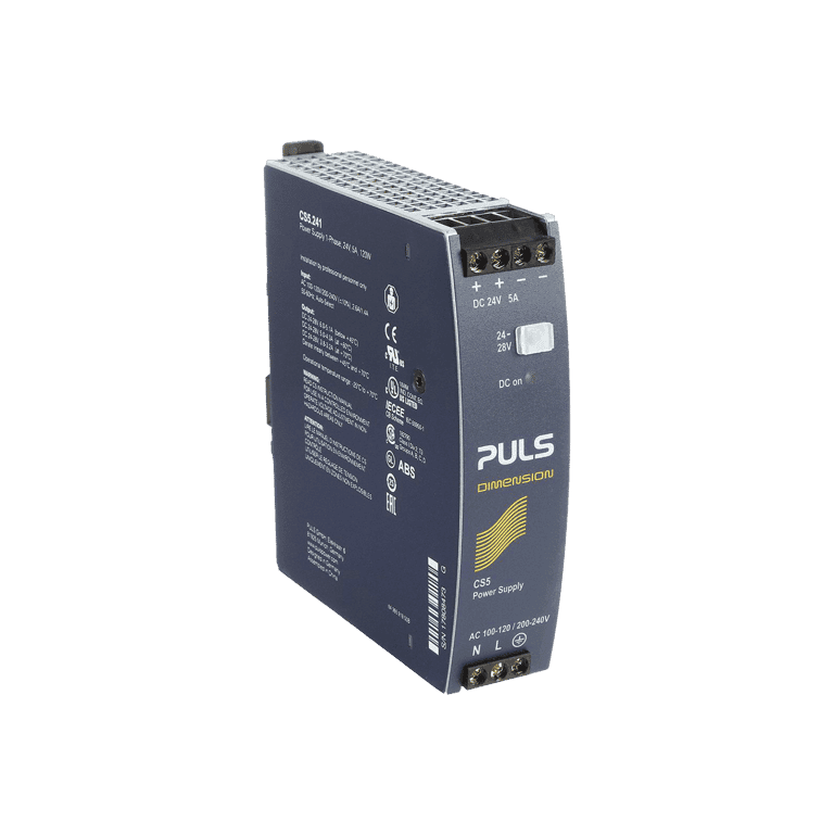 Fuente de Alimentación 24 VCD, 5 Amperes, 120 W, Montaje Riel Din - Turck CS5.241 PS, 115/230VAC, 24V, 5A, 1PH - CS5.241