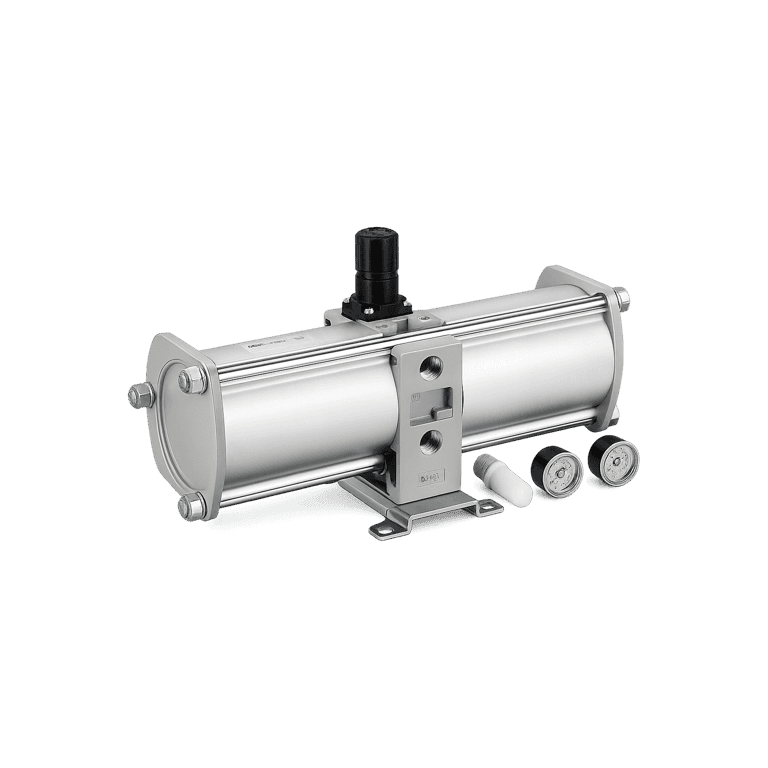 Booster Multiplicador de Presión 1/2" NPT  1,900 l/min, 0.2 a 1.0 MPa aumento de presión 2 veces hasta 1.0 MPa, Manual - SMC VBA40A-N04GN - 137448