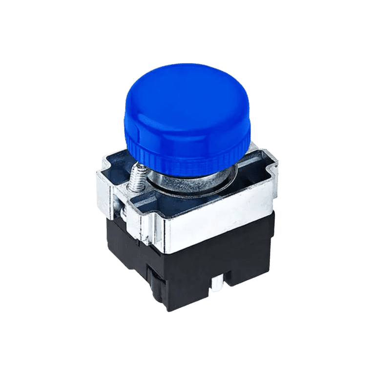 Piloto Luminoso Metalico Azul 110 V, montaje ø 22 mm, IP40 - Chint NP2-BV66 110V LED - 575646