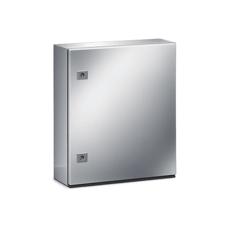 Gabinete metálico Acero Inoxidable 1000 x 1000 x 300mm, IP66, NEMA 4X, con Llave, Placa de Montaje - Derrant DE101030-INOX