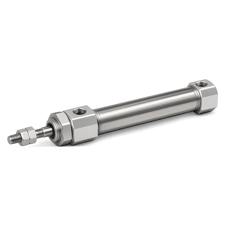 Cilindro Neumático Engargolado ø 10 mm x 30 mm, M5, Doble Efecto - SMC CJ2KB10-30Z - 215681