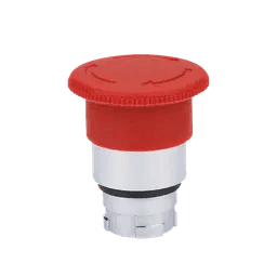 Cabeza de Botón Hongo Paro de Emergencia Girar para Liberar Metalico Rojo cabeza ø 30 mm, montaje ø 22 mm, NP2 - Chint NP2-BS44 - 575861