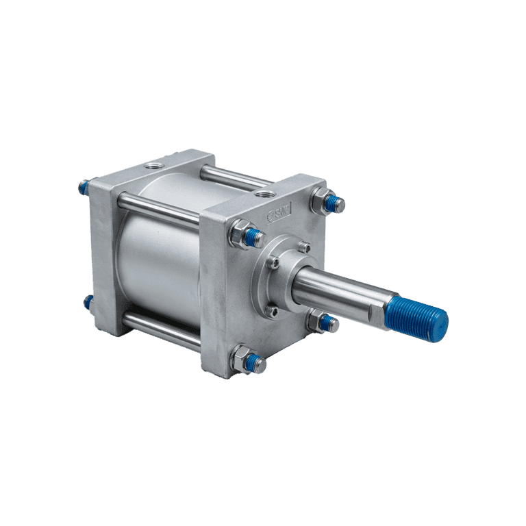 Cilindro Neumático con Tirantes ø 160 mm x 100 mm, RC 1/2", Doble Efecto - SMC CS1BN160-100 - 079370