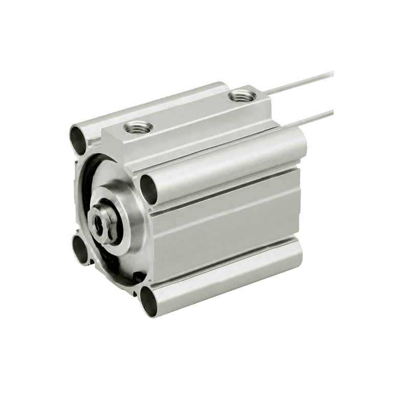 Cilindro Neumático Compacto ø 50 mm x 80 mm, RC 1/4", Doble Efecto, Vástago Antigiro, Sin Lubricación, Vástago Hembra - SMC CDQ2KB50-80DZ - 276622