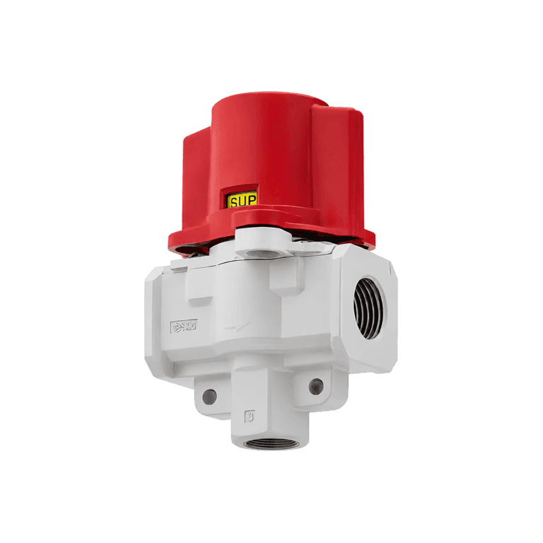 Válvula de Corte 3/8" NPT 3/2 Manual con Bloqueo, Modular, Escape de Presión Residual, Compatible AF40-A, AW40-A, AC40-A - SMC VHS40-N03A-Z - 198617