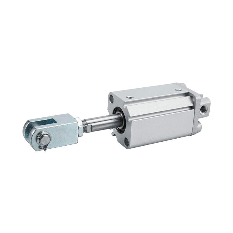 Cilindro Neumático Compacto ø 20 mm x 30 mm, Milimétrica M5, Doble Efecto, Vástago Simple, Sin Lubricación, Vástago Macho - SMC CDQ2D20-30DMZ-W - 350212