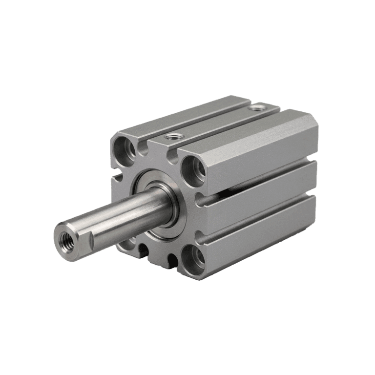 Cilindro Neumático Compacto ø 20 mm x 50 mm, Milimétrica M5, Doble Efecto, Vástago Simple, Sin Lubricación, Vástago Hembra - SMC CDQSB20-50D - 028508