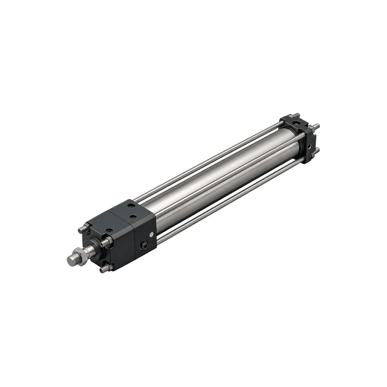 Cilindro Neumático con Tirantes ø 40 mm x 300 mm, RC 1/8", Doble Efecto - SMC CDNA2B40-300-D - 190260