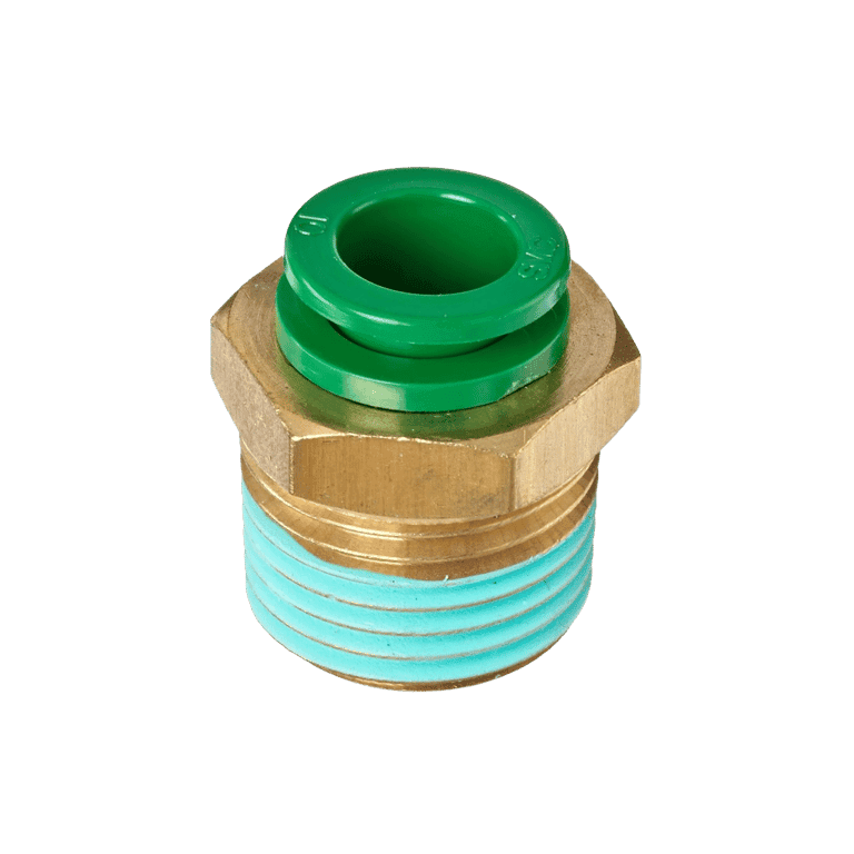 Conector Neumático Rápido Recto Manguera 10 mm x Manguera 10 mm, Resina PBT No Inflamable - SMC KRH10-00 - 025437
