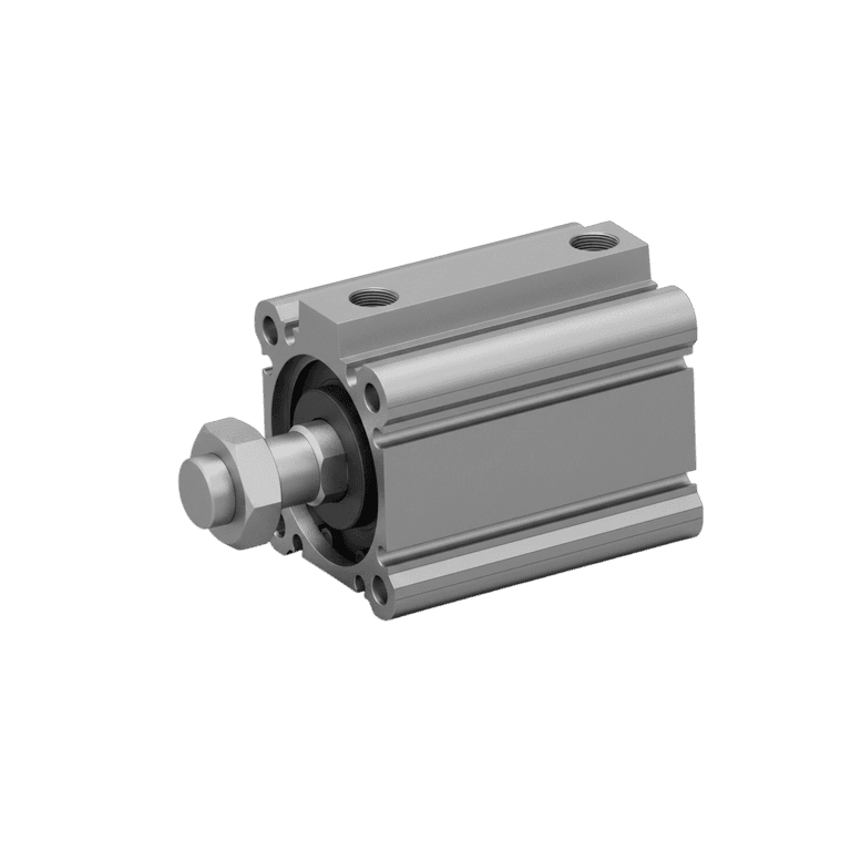 Cilindro Neumático Compacto ø 40 mm x 40 mm, RC 1/8", Doble Efecto, Sin Lubricación, Vástago Macho - SMC CDQ2A40-40DMZ - 180368