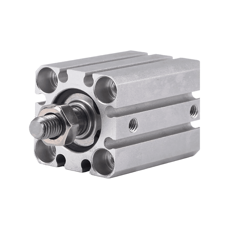 Cilindro Neumático Compacto ø 12 mm x 30 mm, Milimétrica M5, Doble Efecto, Vástago Simple, Sin Lubricación, Vástago Hembra - SMC CDQSB12-30DC - 238092