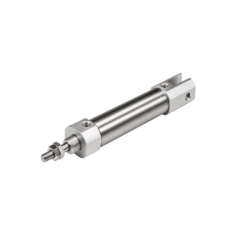 Cilindro Neumático Engargolado ø 10 mm x 30 mm, Doble Efecto - SMC CDJ2E10-30Z-T-B - 506658
