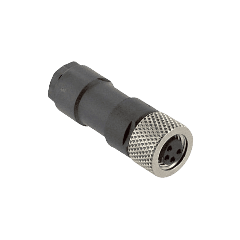 Conector Armable M8, 4 Pines Hembra Recto Atornillable Plástico - Turck B 5141-0  - U6525