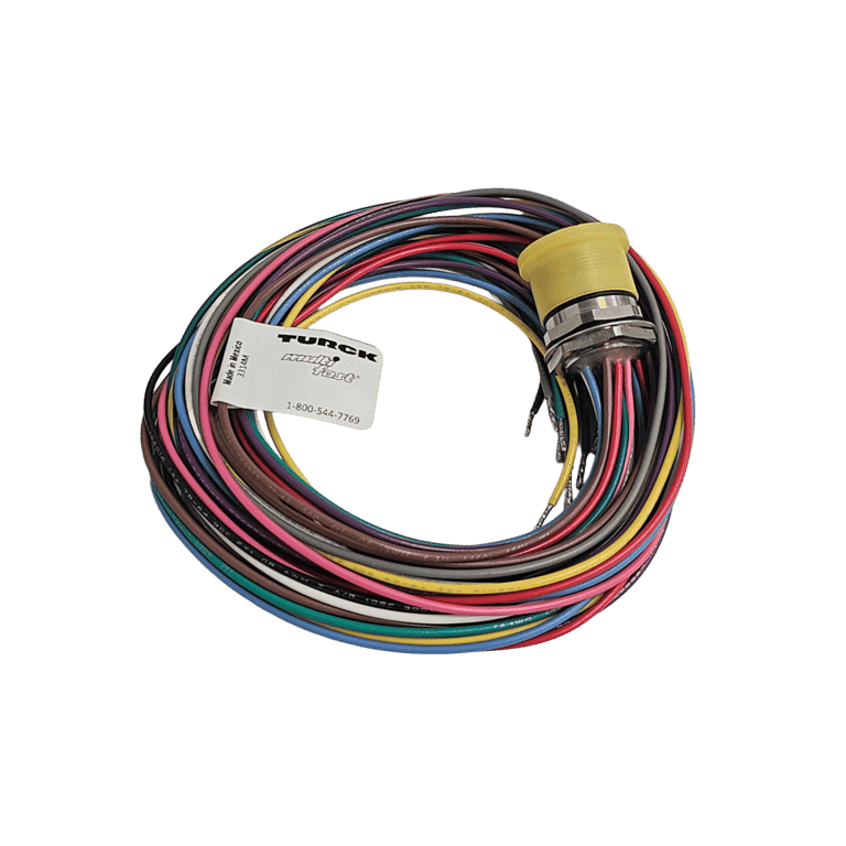 Cable Moldeado 12 Pines Hembra M20 - 11 hilos, 1 metro - Turck CSF 12-11-1 - U4552