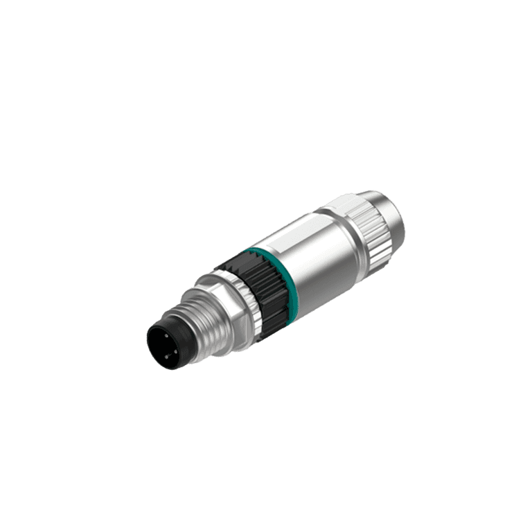 Conector Armable M8, 4 Pines Macho, Recto Atornillable PG7 - Turck BS 5146-0  - U6576
