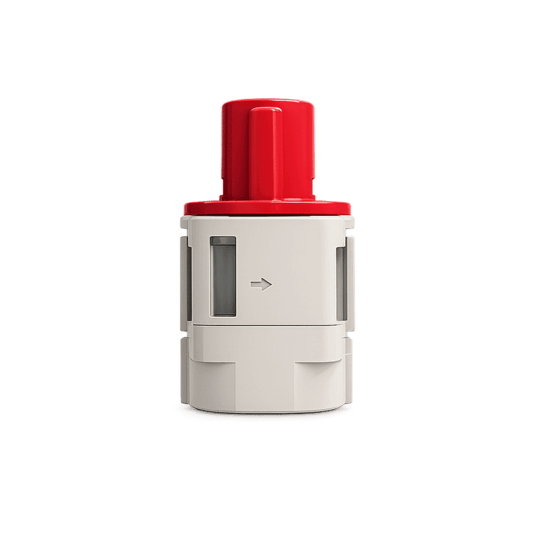 Válvula de Corte 1/4" RC 3/2 Manual con Bloqueo, Modular, Escape de Presión Residual, Compatible AF30-D, AW30-D, AC30-D - SMC VHS30-02-D - 413286
