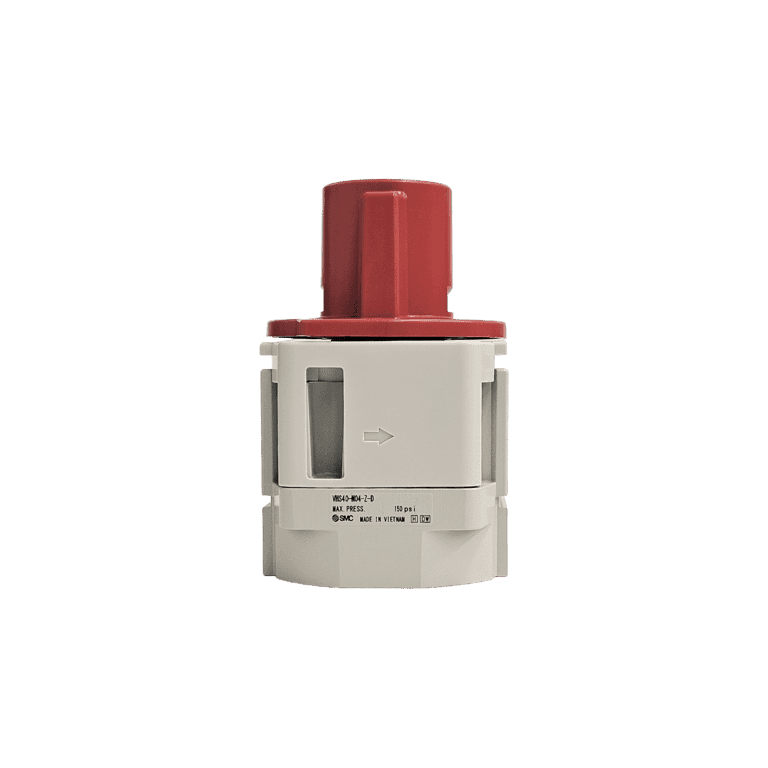 Válvula de Corte 3/4" NPT 3/2 Manual con Bloqueo, Modular, Escape de Presión Residual, Compatible AF40-D, AW40-D, AC40-D - SMC VHS40-N06-Z-D - 440915