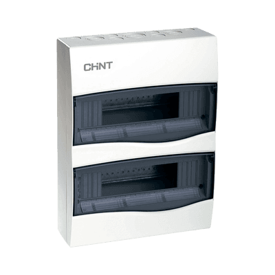 Caja de Distribución para Empotrar, 24 Módulos, Riel Din, 353 x 264 x 99mm, IP40 - Chint CD40E24 - 8101003