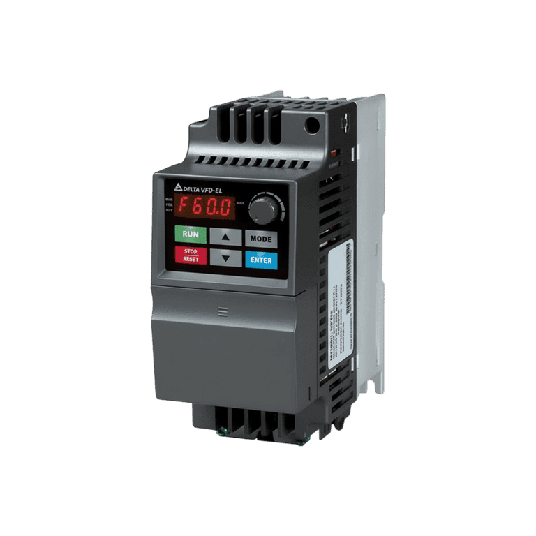 Variador de Velocidad 0.25 HP, 0.2 kW, 110 VCA 1.6 Amperes, L+N - Delta - VFD002EL11A