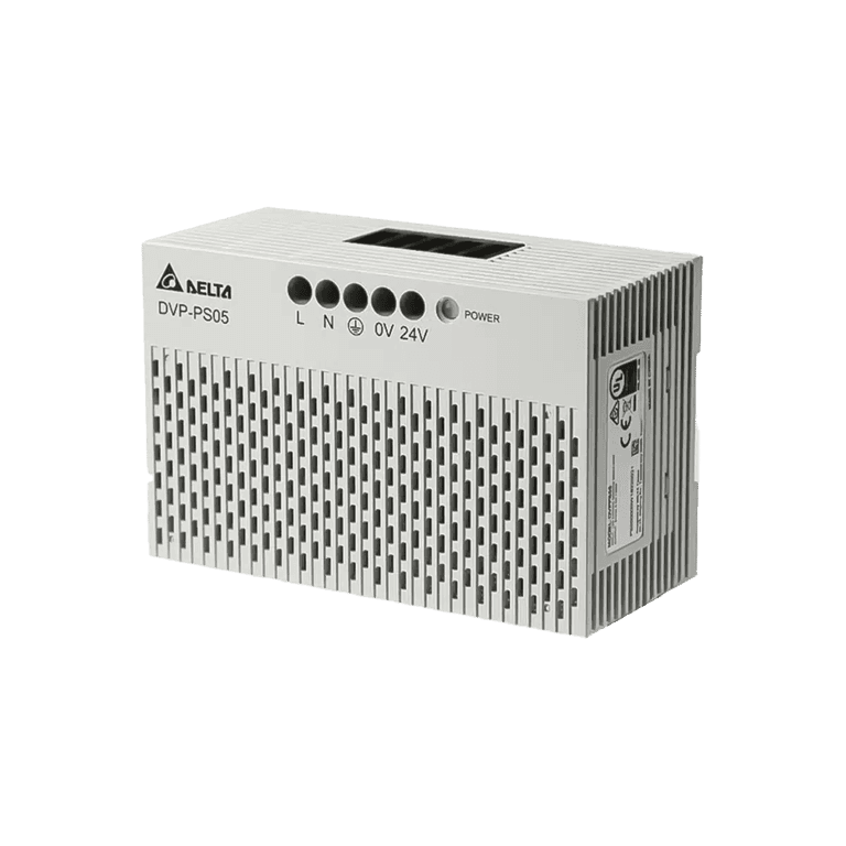 Fuente de Alimentación 24 VCD, 5 Amperes, 120 W, Montaje Riel Din - Delta DVPPS05 