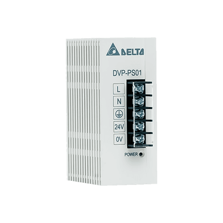 Fuente de Alimentación 24 VCD, 1 Amper, 24 W, Montaje Riel Din - Delta DVPPS01 