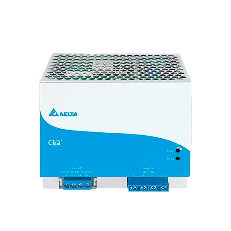 Fuente de Alimentación 24 VCD, 20 Amperes, 480 W, Montaje Riel Din - Delta DRP024V480W1AA 