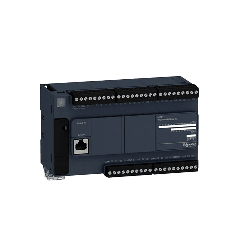 Controlador Lógico Programable PLC, 24 DI, 16 DO (PNP), 2 AI - Modicon M221 Schneider Electric TM221CE40R 
