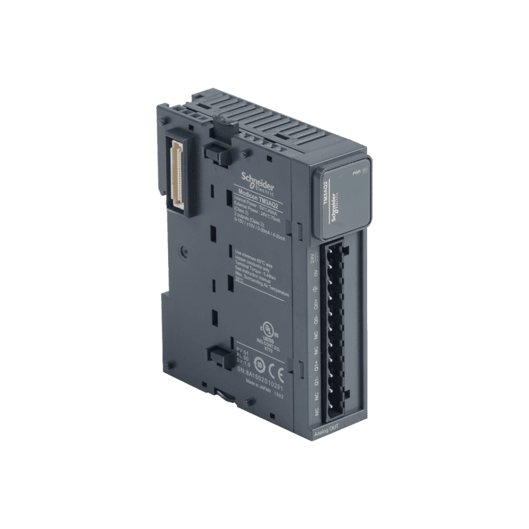 Módulo de Expansión para PLC, 2 Salidas Analógicas - Modicon TM3 Schneider Electric TM3AQ2 