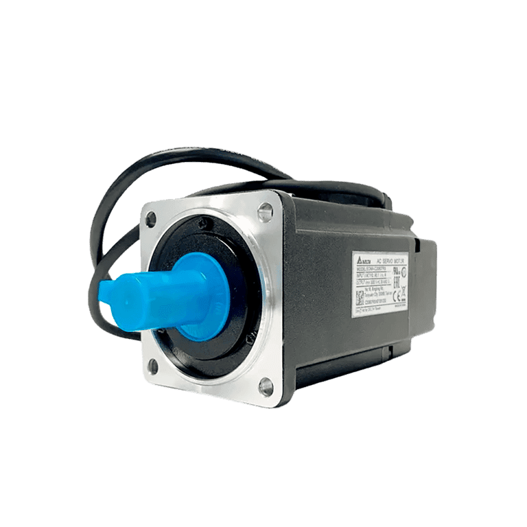 Servomotor de baja inercia 220 VCA, 0.75 KW (750 W) sin Freno, 2.39 N-m, Frame 80mm, Encoder Incremental 20-bit, 3000 RPM - Delta ECMA-C10807ES