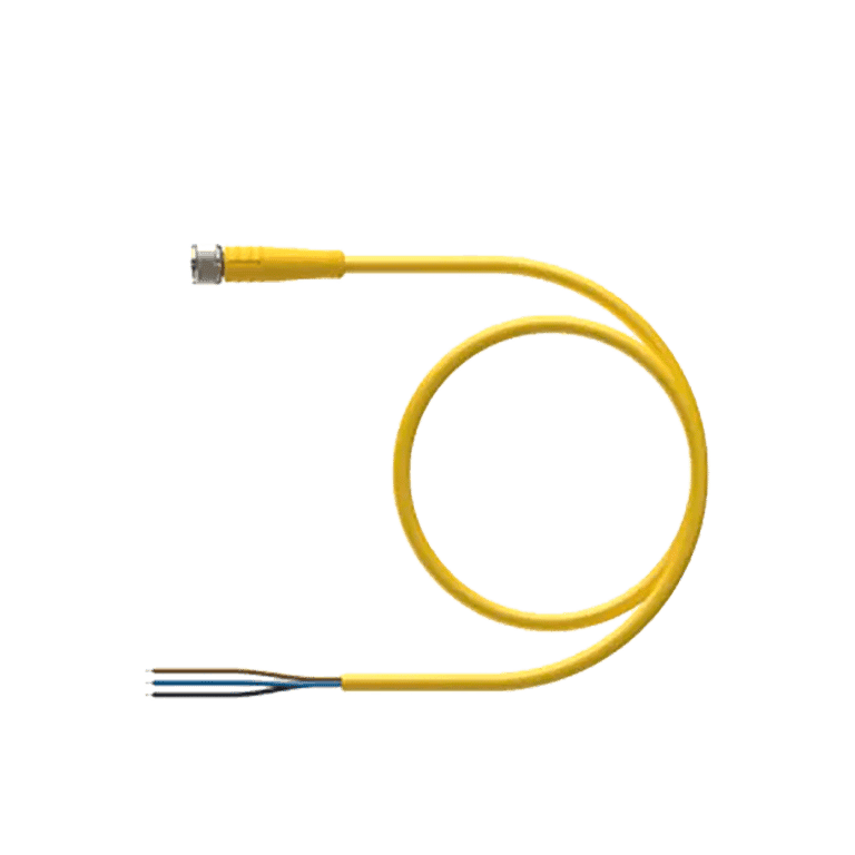 Cable Moldeado 4 Pines Hembra M8 Recto - 4 Pines Macho M8 Recto, 2 metros - Turck - PKG 4M-2-PSG 4M - U99-10815