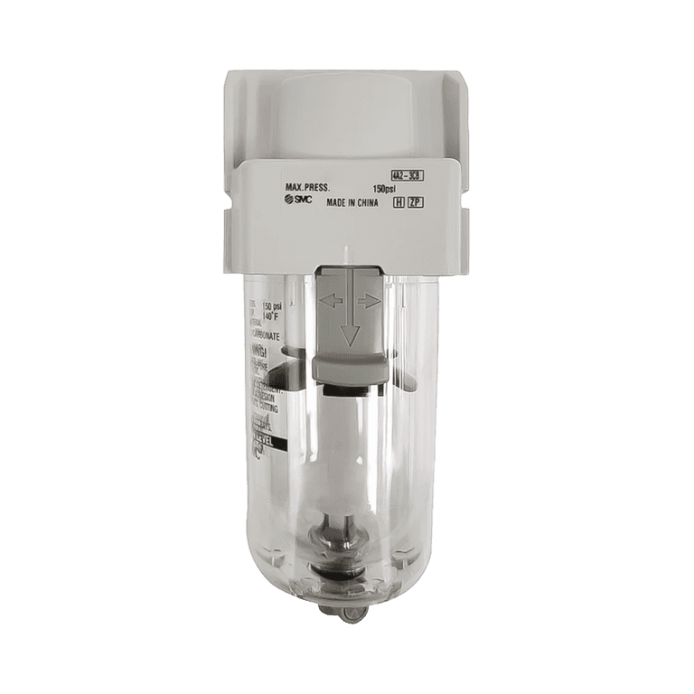 Filtro 5 μm para Aire Comprimido 5 μm 1/4" RC  Vaso Policarbonato - SMC AF30-02-A - 198295