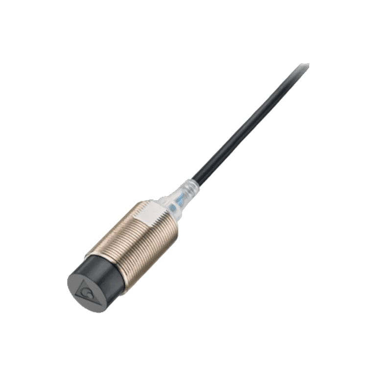 Sensor Inductivo Rasante ø M12, 2 mm, Salida a Transistor (PNP), 1 NO, 3 hilos DC M12, 12 ~ 24 VCD, IP67 - Delta IS-E1202-BPOB2