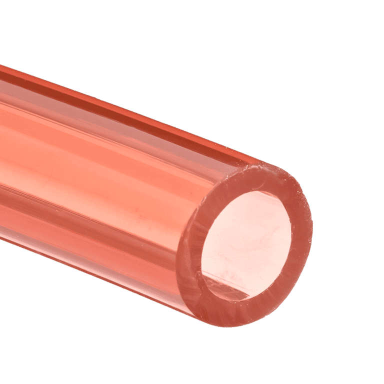 Manguera Neumática de Poliuretano Rojo Traslucido ø 6 mm para Aire, Agua (6 x 4 mm) - SMC TU0604R-100 - 010156