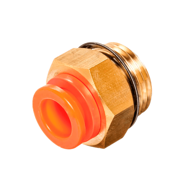 Conector Neumático Rápido Recto Manguera 1/4" x Uni (PT, RC, NPT, G, BSP) 3/8" Macho, Plástico - SMC KQ2H07-U03A - 195253