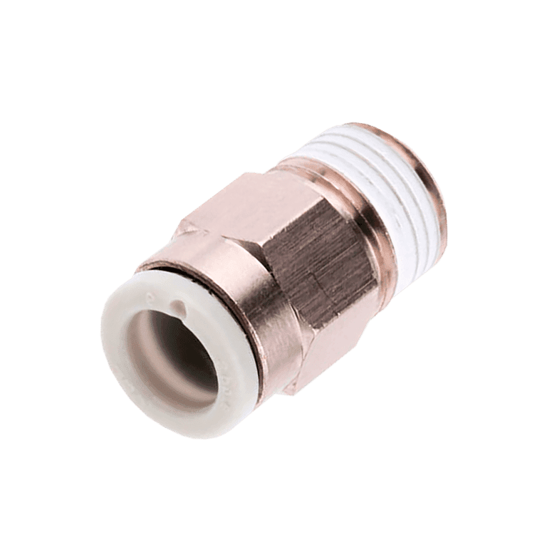 Conector Neumático Rápido Recto Manguera 10 mm x RC 3/8" Macho, Plástico - SMC KQ2H10-03NS - 195747