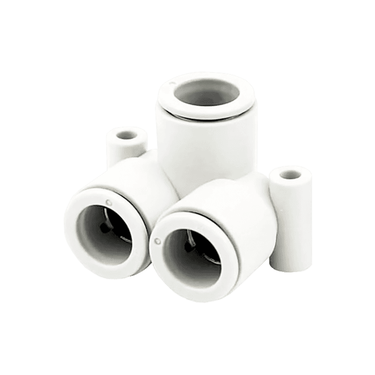 Conector Neumático Rápido Codo Doble Manguera 8 mm x Manguera 8 mm Plástico - SMC KQ2LU08-00A - 205189