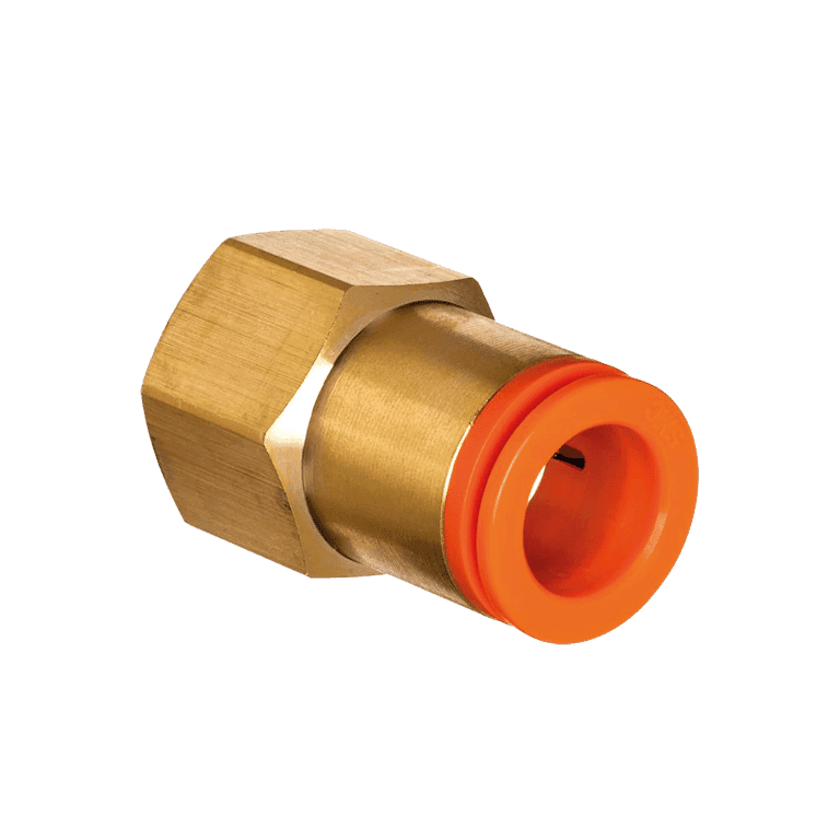Conector Neumático Rápido Recto Manguera 1/2" x NPT 3/8" Hembra, Plástico - SMC KQ2F13-36A - 205740