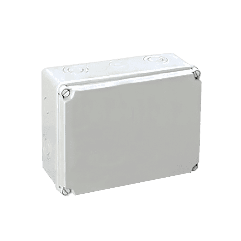 Caja Estanca Ciega, Petroquelada 156 x 180 x 100 mm, Plástico, Gris, IP54 - Chint - CE54EP180 - 8101017                              