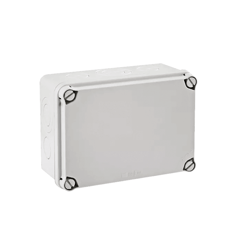 Caja Estanca Ciega, Petroquelada 334 x 244 x 133 mm, Plástico, Gris, IP54 - Chint - CE54EP334 - 8101019                                                                   