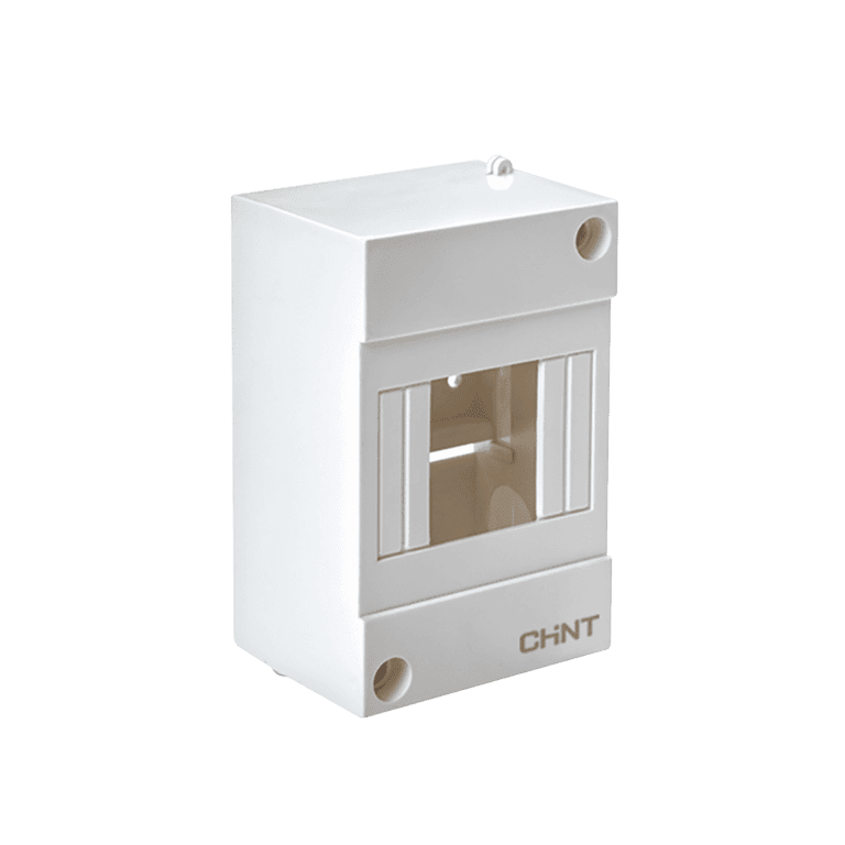 Caja de Distribución para Sobreponer, 4 Módulos, Riel Din, 130 x 85 x 64 mm, IP20 - Chint - CD20S04 - 8101001