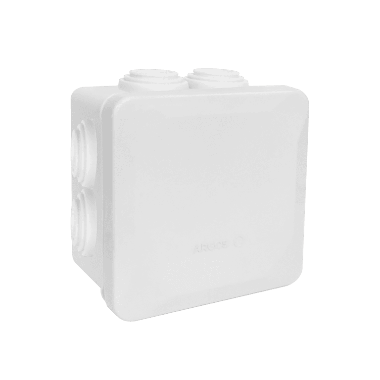 Caja Estanca Ciega, Con Conos 119 x 119 x 68 mm, Plástico, Gris, IP65 - Chint - CE65CO119 - 8101020