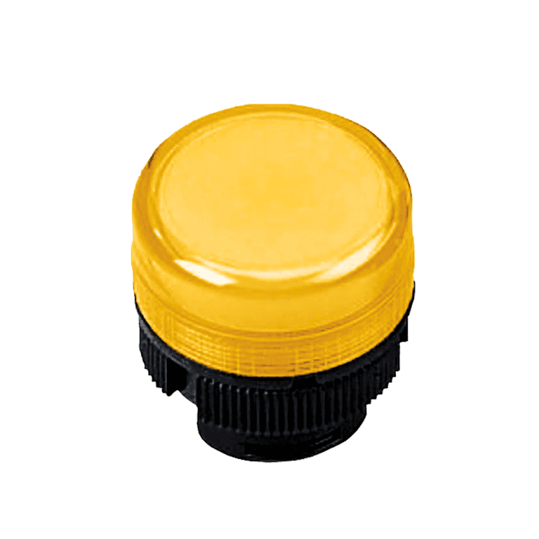 Cabeza de Piloto Luminoso Plástico Ambar montaje ø 22 mm, IP40 - Chint - NP2-EV/5 - 575674