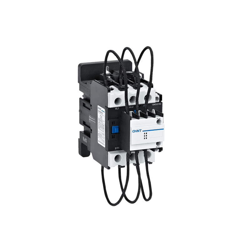 Contactor para Capacitores 25A, Bobina 440 VCA, 1 NA + 1 NC - Chint - CJ19-25/11-R7