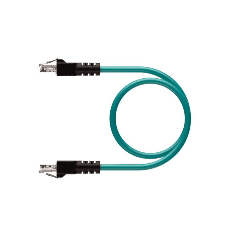 Cable Ethernet Industrial, RJ45 8 pines - 8 Pines RJ45, 1 metro, 4 UTP X 24 AWG - Turck RJ45S RJ45S 841-1M - U8636-1