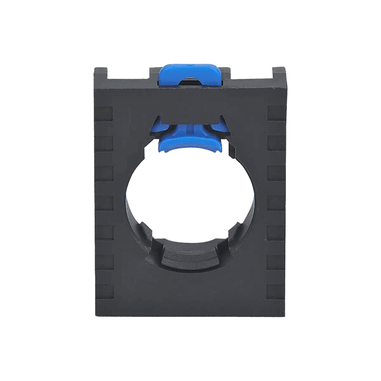 Accesorio para Botonería NP8 plástico Base o Herraje para sujeción Cabeza y Contacto montaje ø 22 mm - Chint NP8 base+plate - 669809