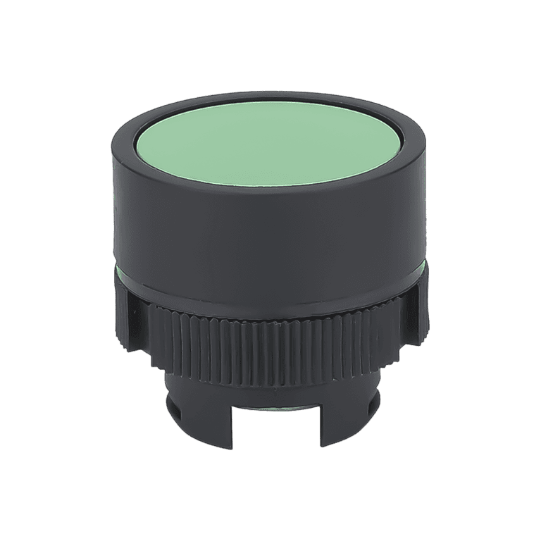 Cabeza de Pulsador Momentáneo Plástico Verde Rasante montaje ø 22 mm - Chint - NP2-EA3 - 575887