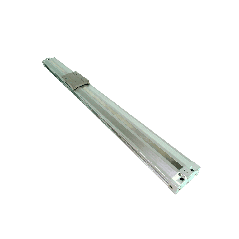 Mesa Deslizante Neumática Sin Vástago ø 40 mm x 800 mm, RC 1/4", Doble Efecto, Guía de Deslizamiento, Amortiguación Elástica - SMC MY1M40-800 - 146068