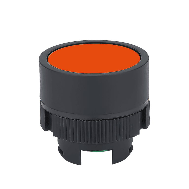 Cabeza de Pulsador Momentáneo Plástico Rojo Rasante montaje ø 22 mm - Chint - NP2-EA4 - 574205