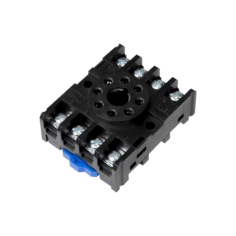 Base para Relevador de Control, 2 NO NC, 8 pines, 7.5 A  - Chint CZF08A-E - 146141