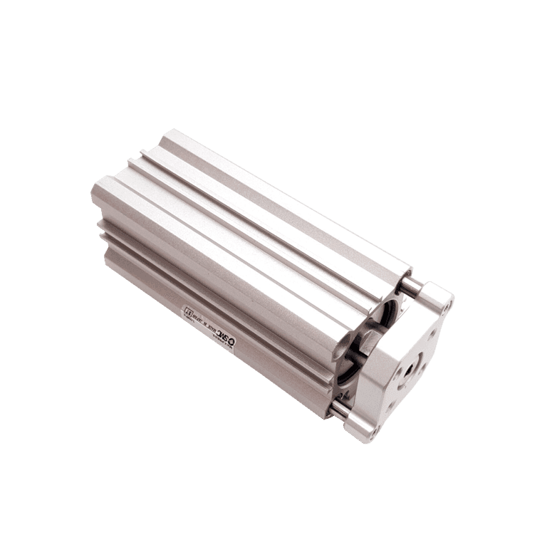 Cilindro Neumático Compacto Guiado ø 32 mm x 75 mm, RC 1/8", Doble Efecto, Vástago Simple, Sin Lubricación, Vástago Hembra - SMC CDQMB32-75 - 088798
